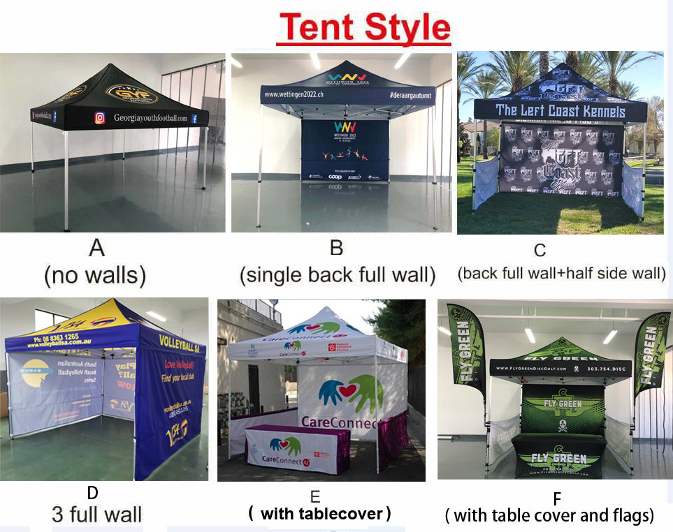 Trade Tent 3m x 3m with Tent Top and Carry Bag