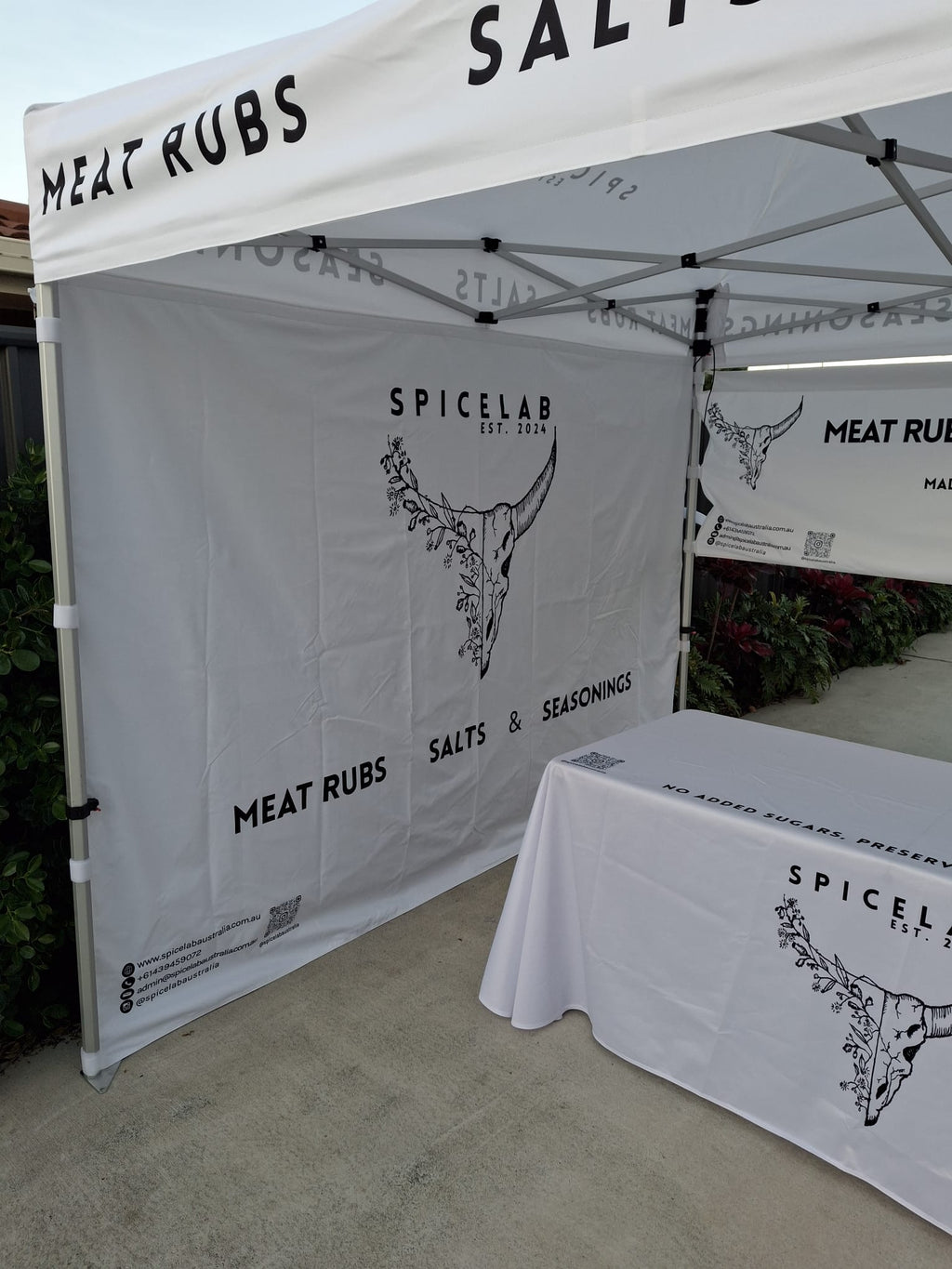 3 x 3 Custom Made Trade Tent with Accessories