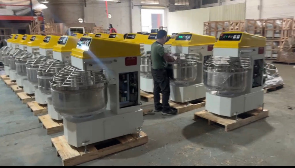 Spiral Dough Mixer Commercial 200L 75kg flour