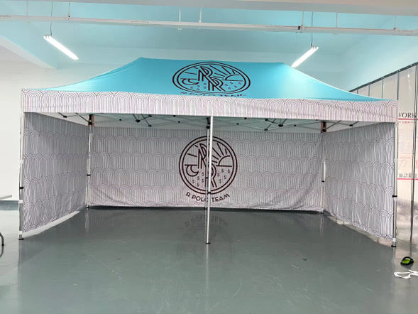 Trade Tent Side Wall, Flags and Table Cloths